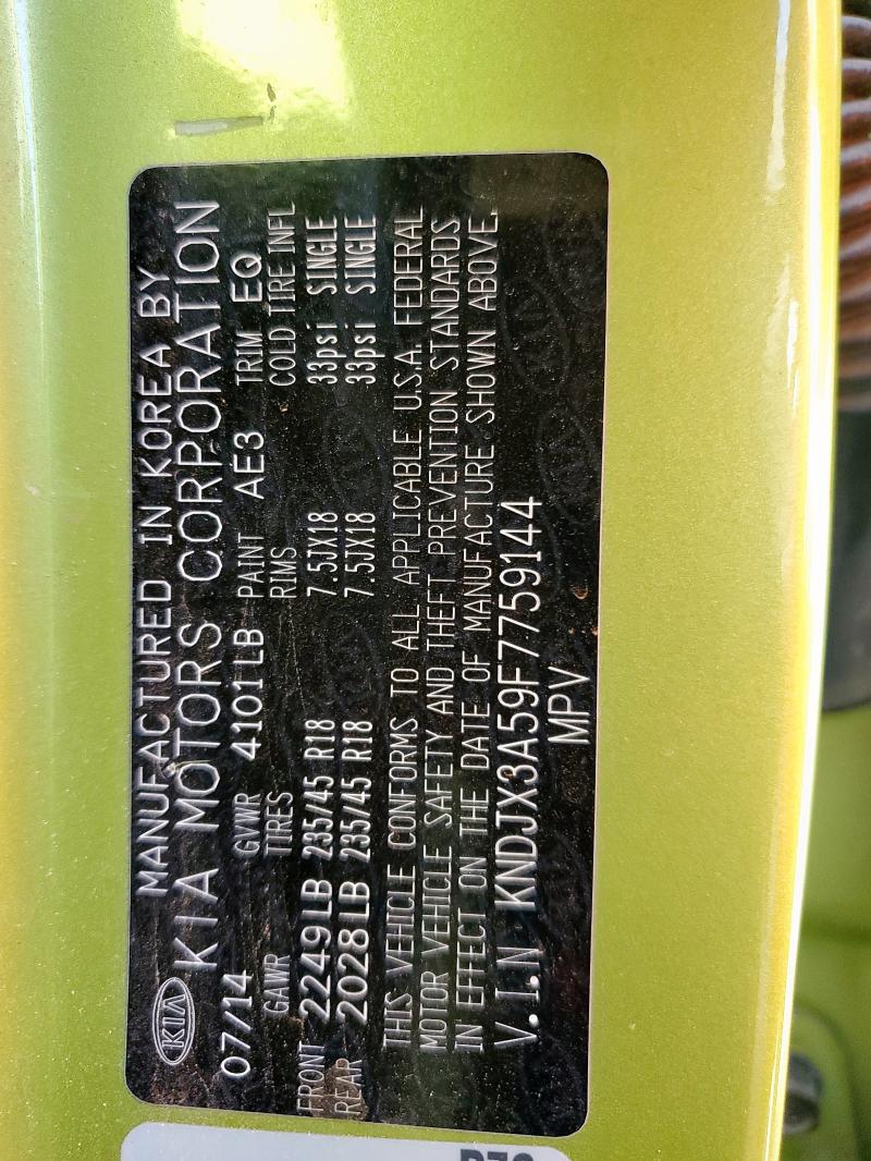 2015 KIA SOUL ! KNDJX3A59F7759144