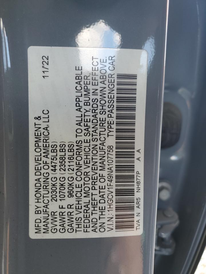 HONDA ACCORD SPORT SE