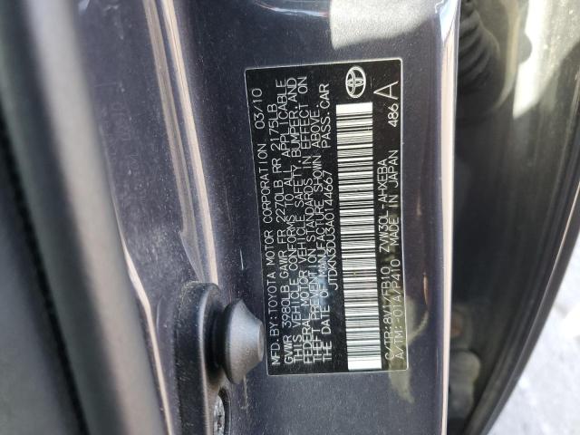 2010 TOYOTA PRIUS - JTDKN3DU3A0144667