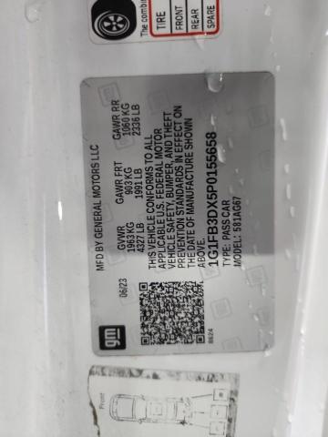 2023 CHEVROLET CAMARO LS 1G1FB3DX5P0155658