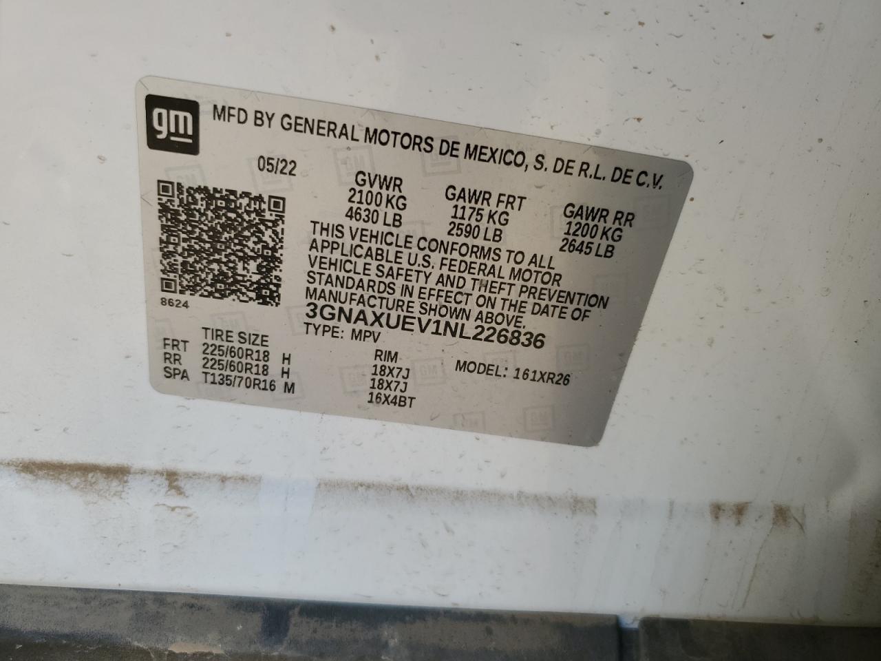 CHEVROLET EQUINOX LT