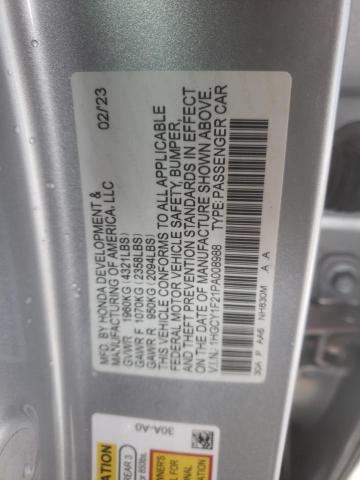 2023 HONDA ACCORD LX #3302831896