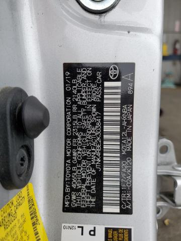 2019 TOYOTA COROLLA SE #3297856779