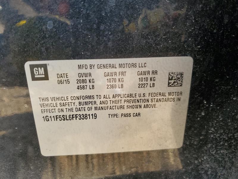 2015 CHEVROLET MALIBU LTZ - 1G11F5SL6FF338119