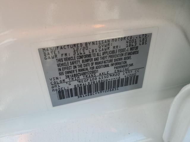 2021 NISSAN SENTRA SV - 3N1AB8CV4MY228831