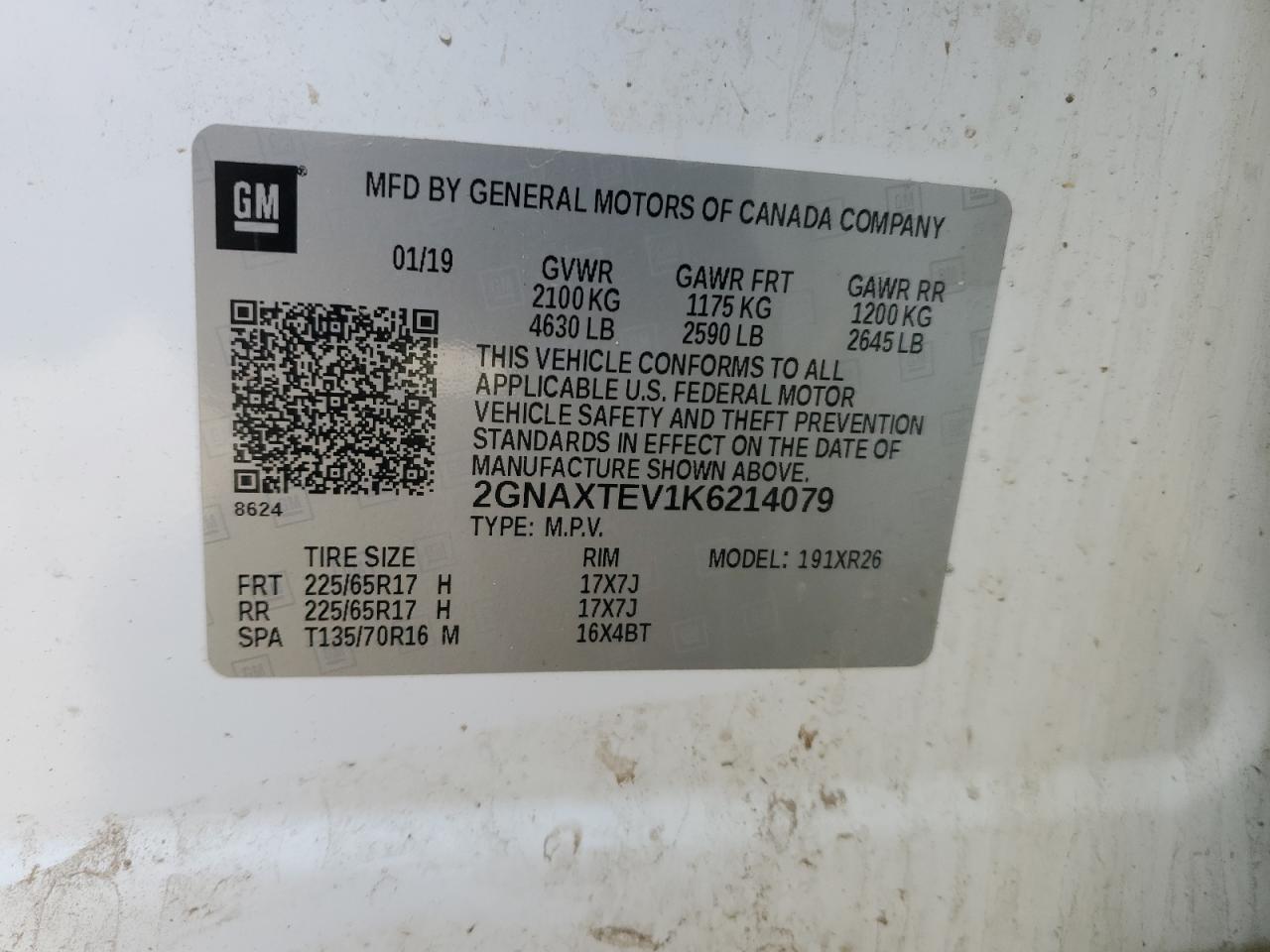 CHEVROLET EQUINOX LT