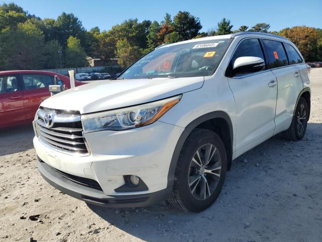 Global Auto Auctions: 2016 TOYOTA HIGHLANDER XLE