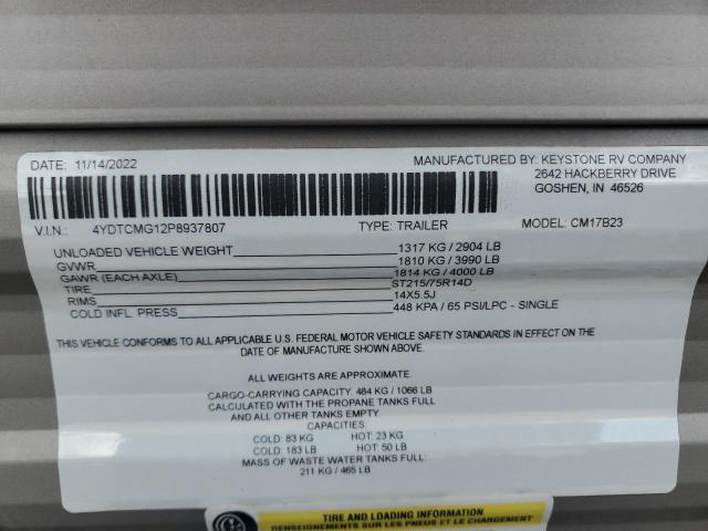 2023 COLEMAN TRAVEL TRA #3303592930