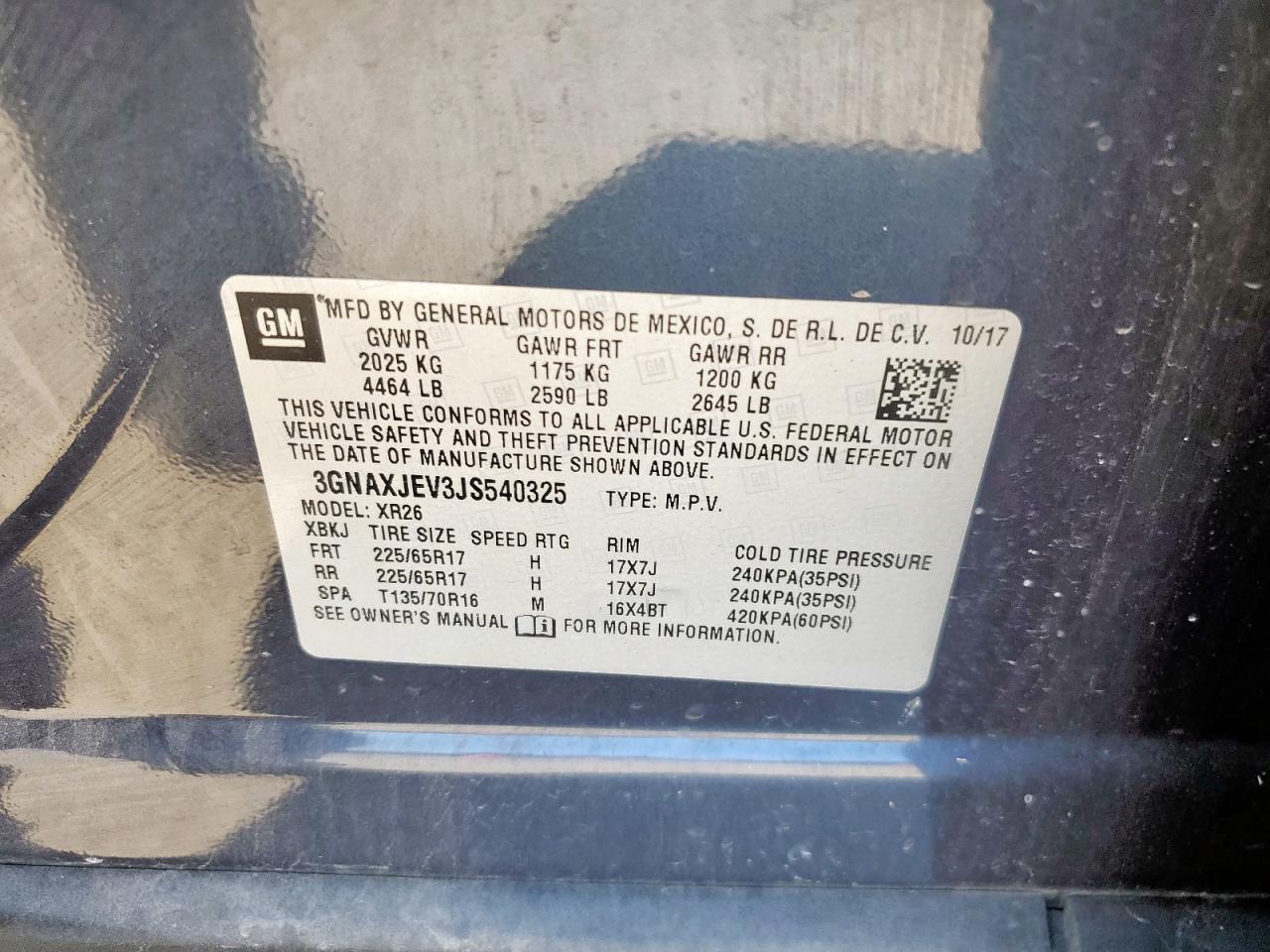 CHEVROLET EQUINOX LT