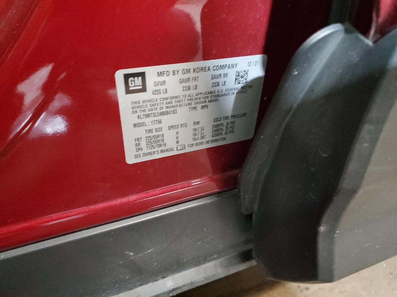 CHEVROLET TRAILBLAZER RS