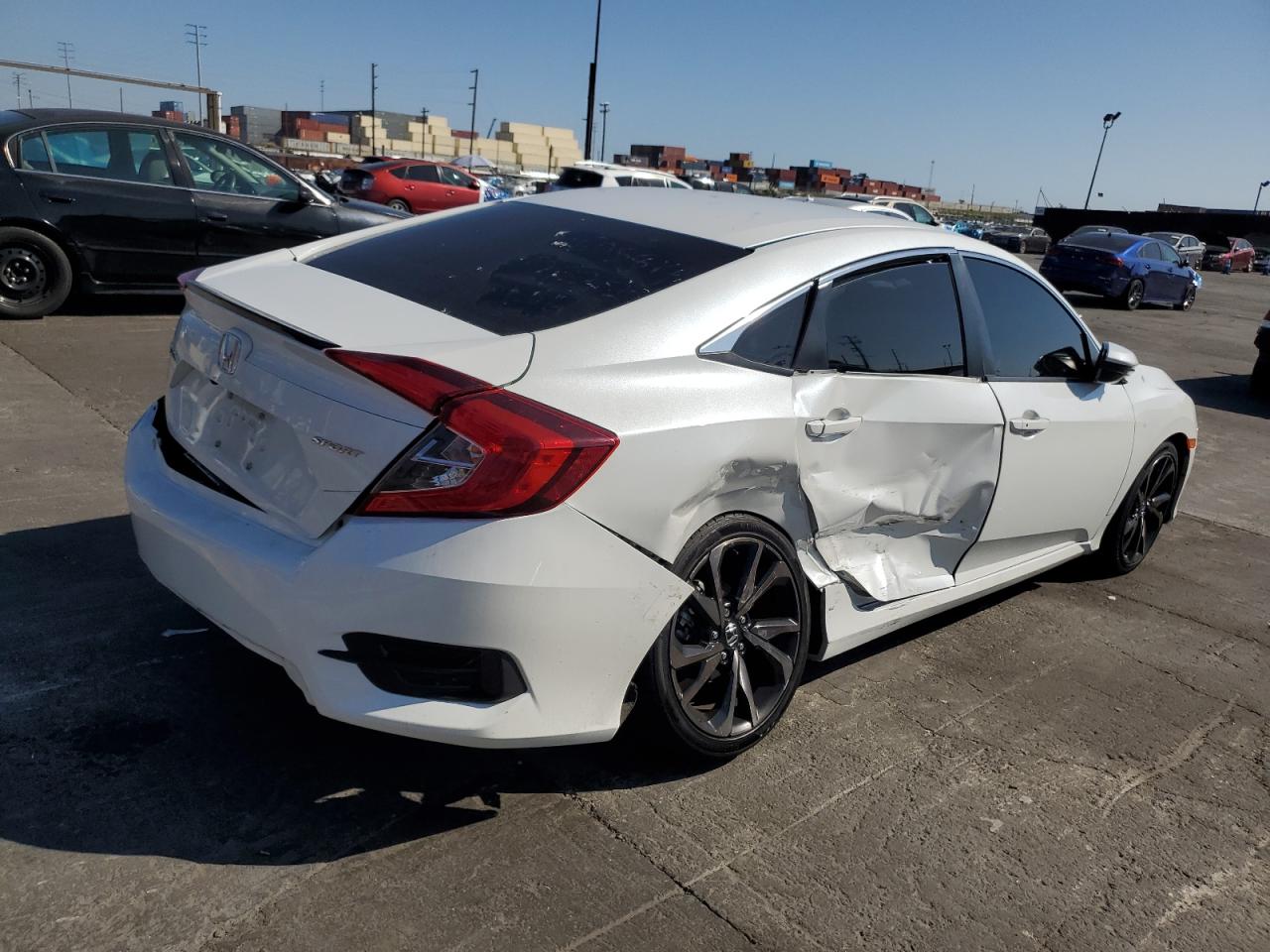 Lot #3302743011 2020 HONDA CIVIC SPOR