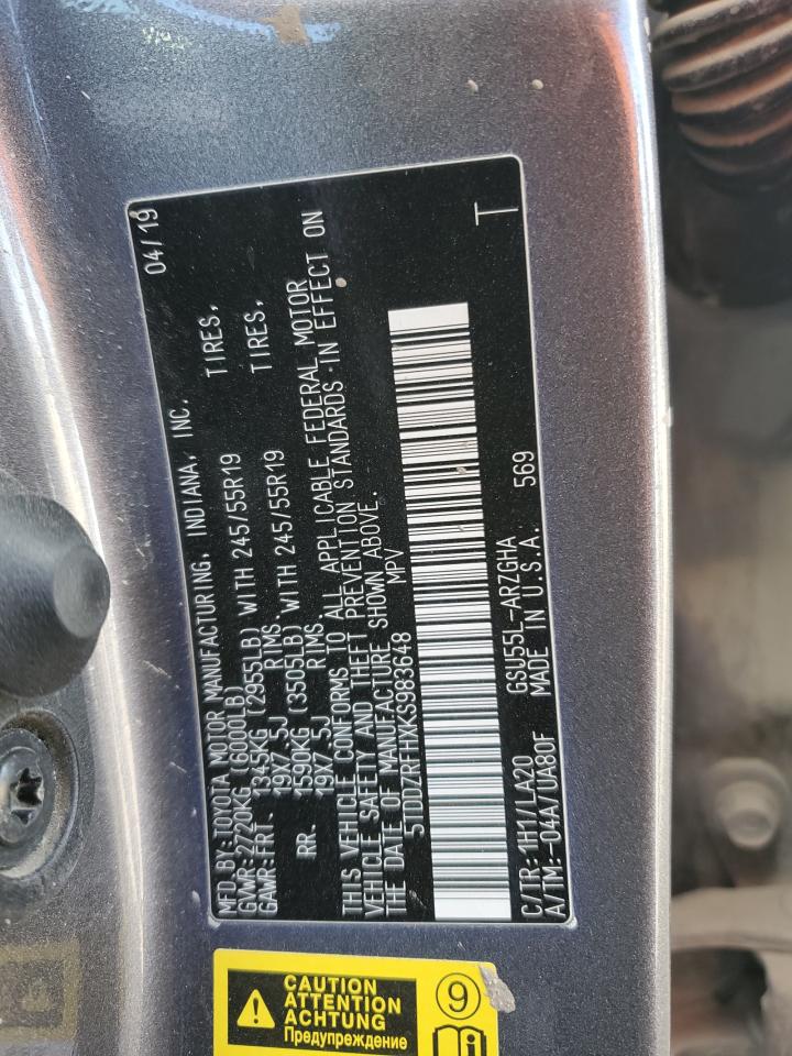 TOYOTA HIGHLANDER LIMITED