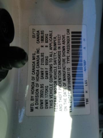 2017 HONDA CIVIC TOUR 2HGFC1F91HH654110