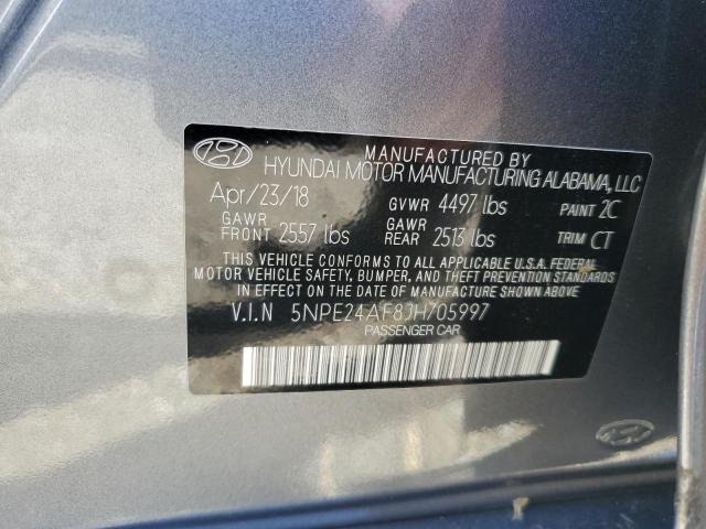 2018 HYUNDAI SONATA SE 5NPE24AF8JH705997