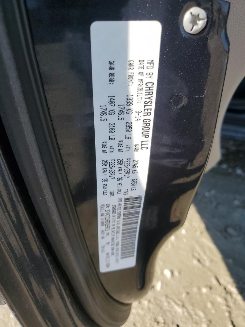 2014 CHRYSLER TOWN & COU - 2C4RC1CG8ER329619