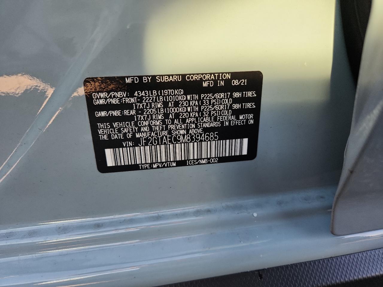 SUBARU CROSSTREK PREMIUM