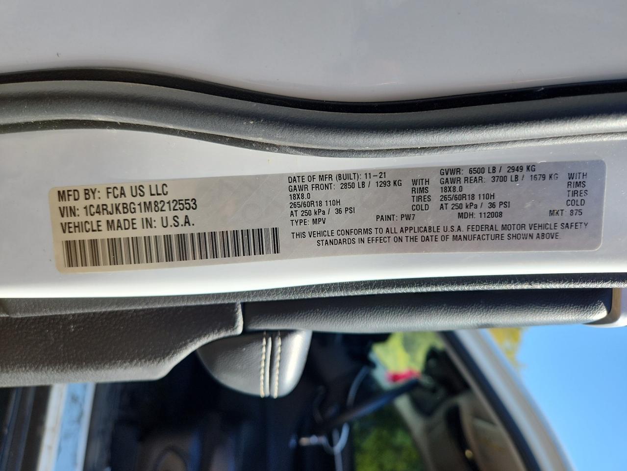 JEEP GRAND CHEROKEE L LIMITED