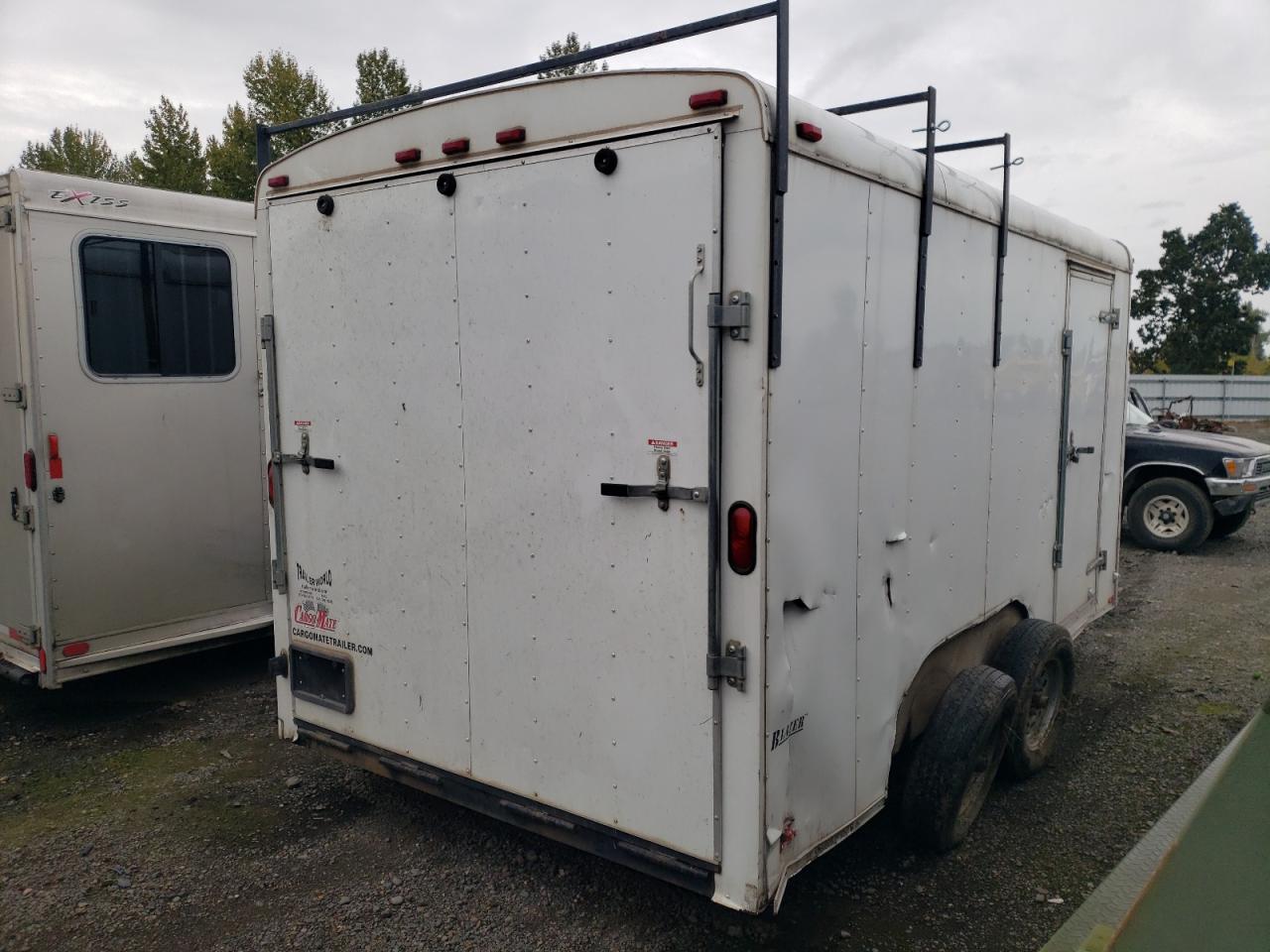 Lot #3284981950 2015 CARG ENCLOSED UTILITY TRA