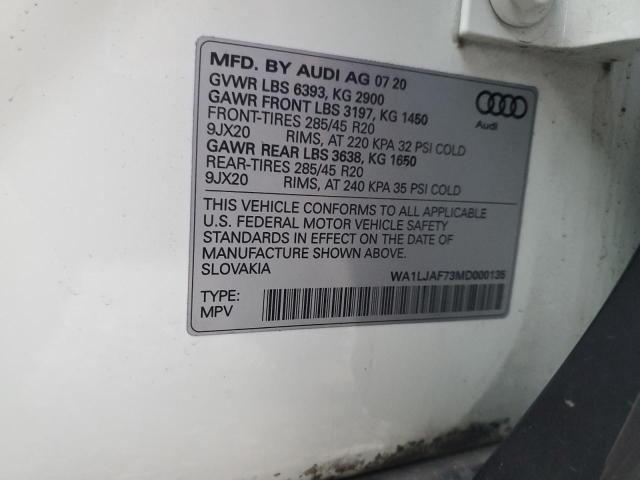2021 AUDI Q7 PREMIUM #3287651014