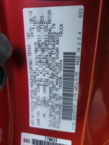 2013 TOYOTA TACOMA - 5TFNX4CN5DX021102