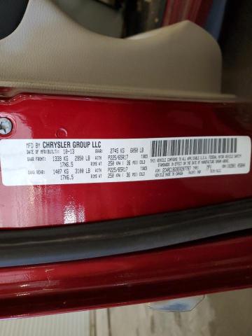 2014 CHRYSLER TOWN & COU #3278729614