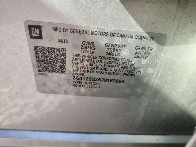 2018 CHEVROLET IMPALA PRE #3291348167