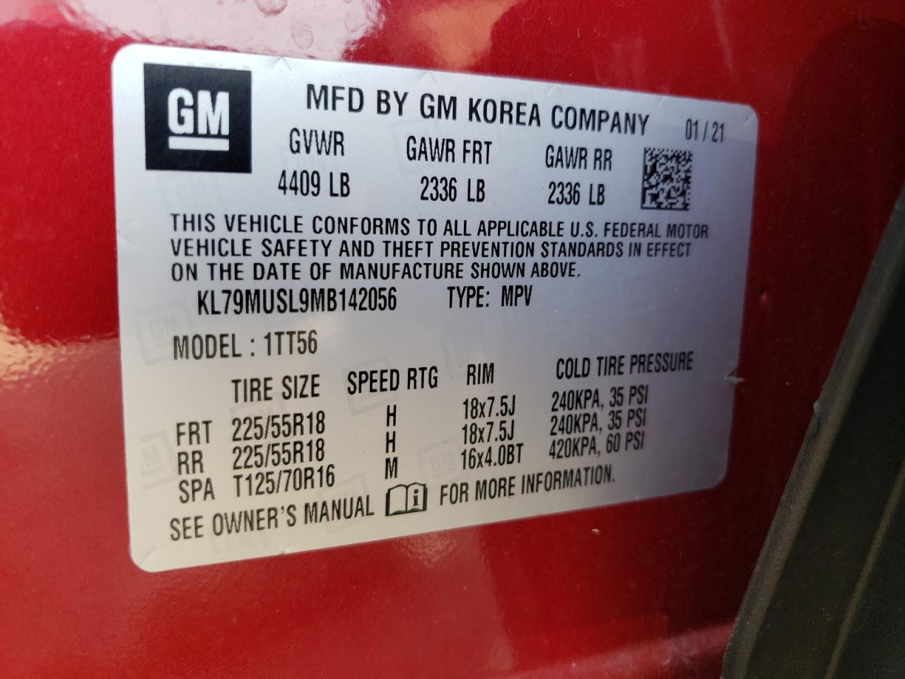 CHEVROLET TRAILBLAZER RS