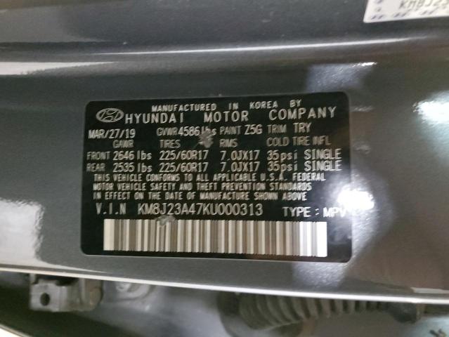 2019 HYUNDAI TUCSON SE - KM8J23A47KU000313