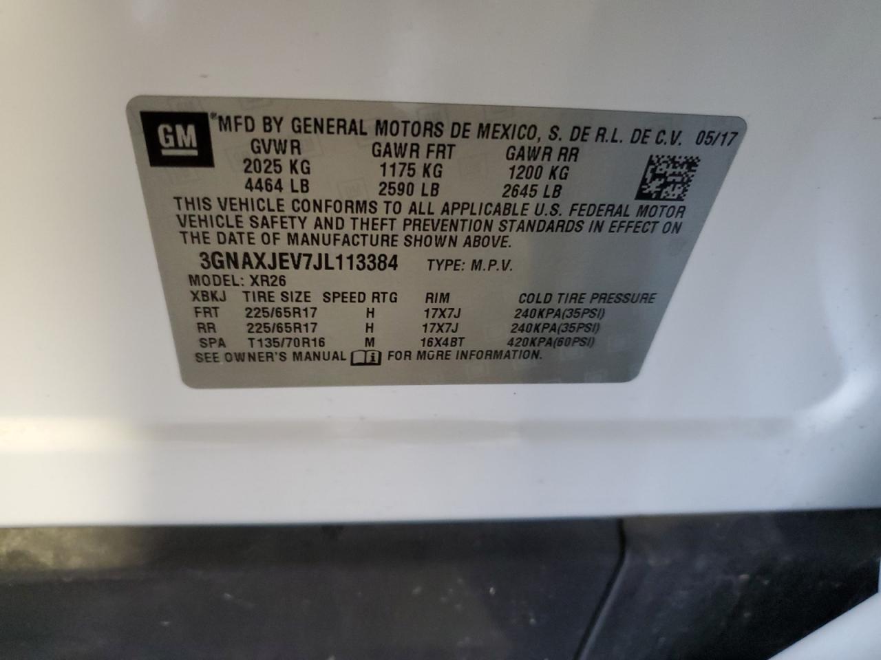 CHEVROLET EQUINOX LT