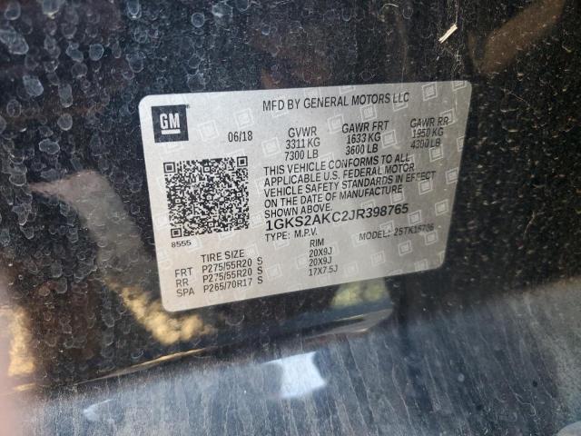 2018 GMC YUKON SLE 1GKS2AKC2JR398765