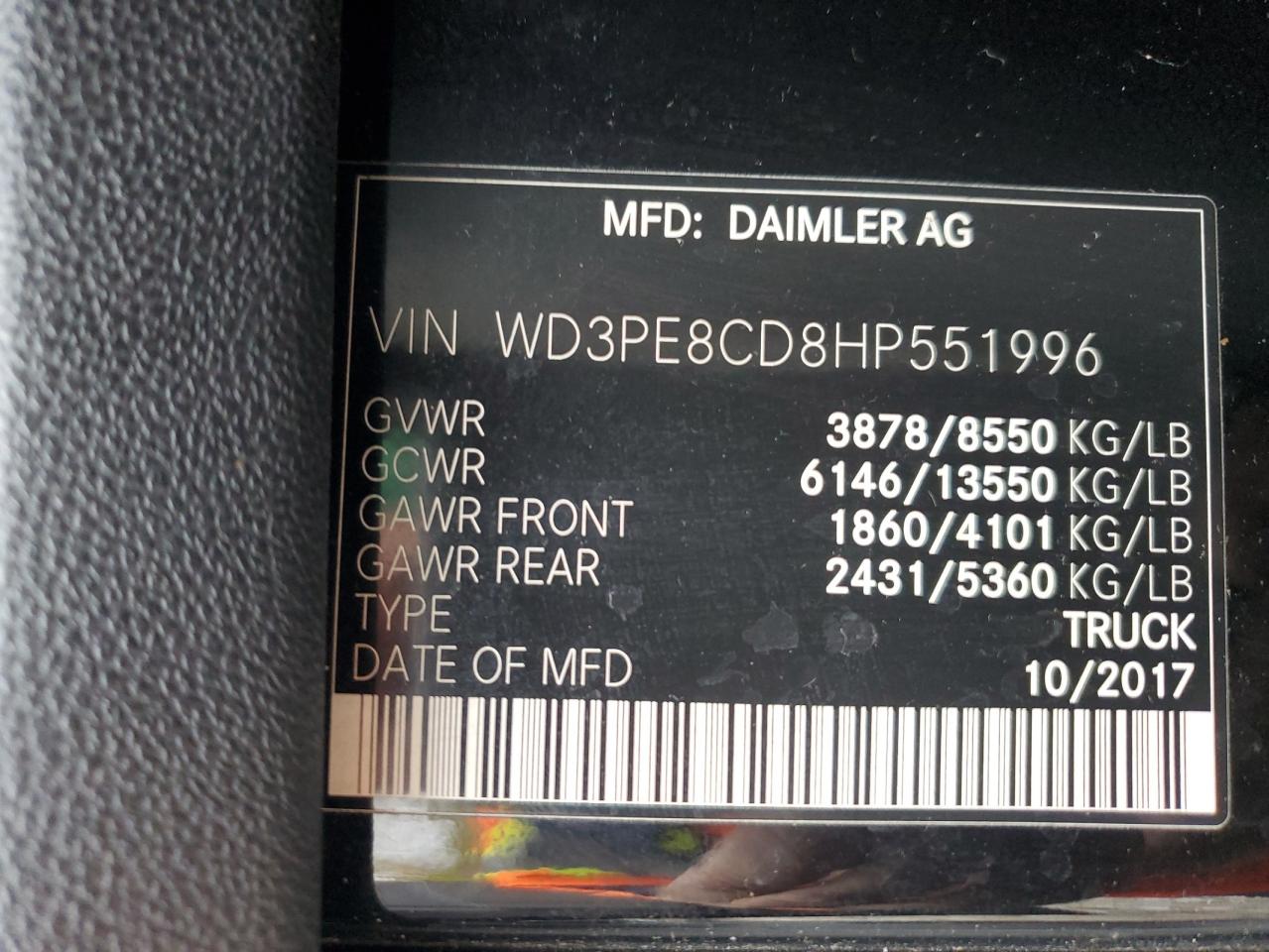 MERCEDES-BENZ SPRINTER 2500