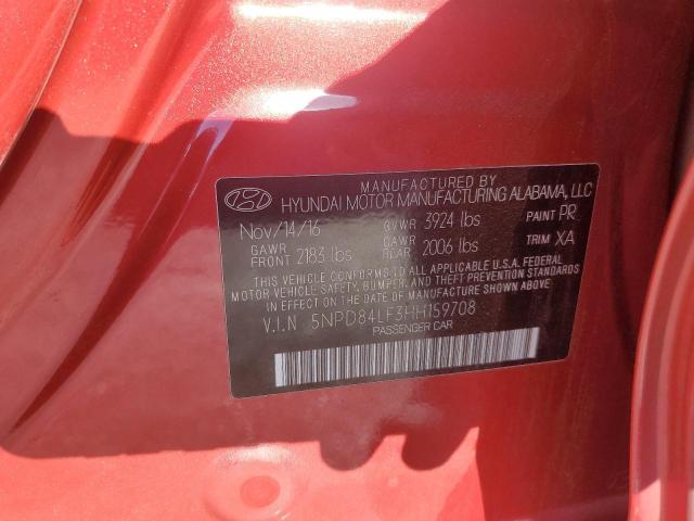 2017 HYUNDAI ELANTRA SE 5NPD84LF3HH159708