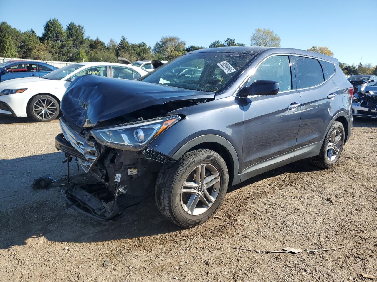 Lot #3287611008 2017 HYUNDAI SANTA FE S