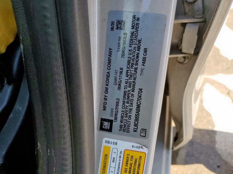 2021 CHEVROLET SPARK LS - KL8CB6SA8MC704704