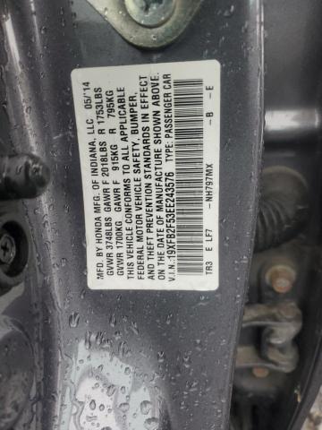 2014 HONDA CIVIC LX - 19XFB2F53EE243576