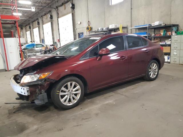 Global Auto Auctions: 2012 HONDA CIVIC EX