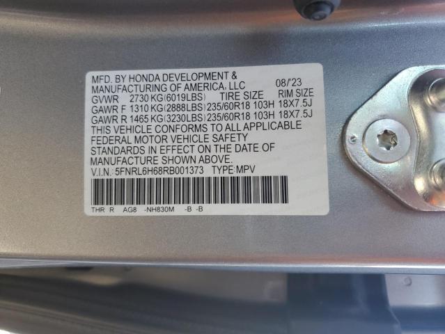 2024 HONDA ODYSSEY EX - 5FNRL6H68RB001373