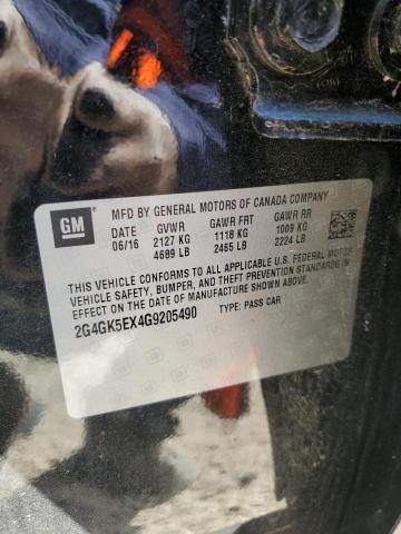 2016 BUICK REGAL 2G4GK5EX4G9205490