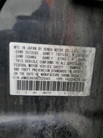 2011 HONDA FIT - JHMGE8H34BC025447