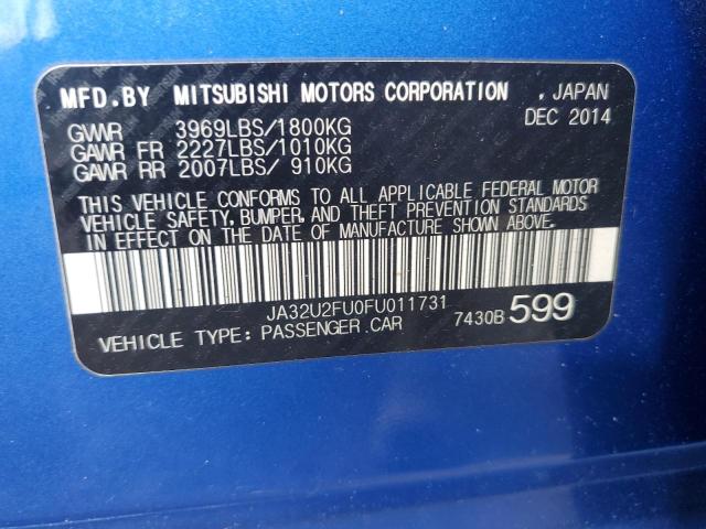 2015 MITSUBISHI LANCER ES JA32U2FU0FU011731