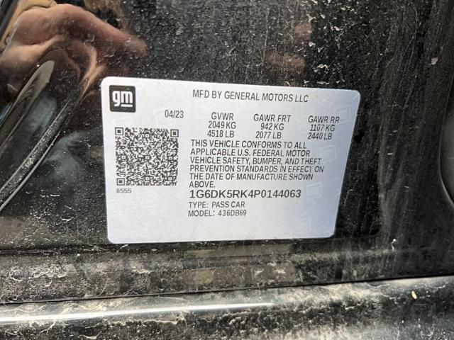 2023 CADILLAC CT4 LUXURY 1G6DK5RK4P0144063