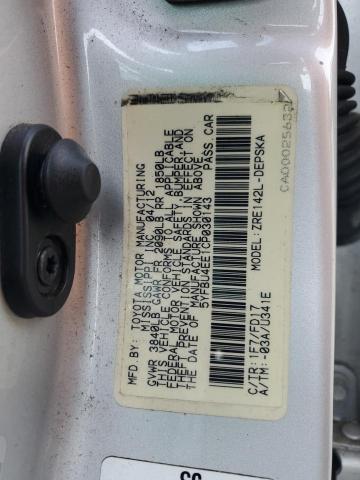 2012 TOYOTA COROLLA BA - 5YFBU4EE1CP030143