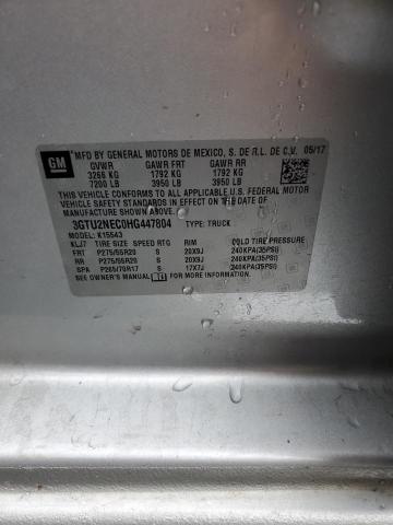 2017 GMC SIERRA K15 - 3GTU2NEC0HG447804