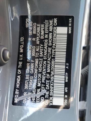 2021 HONDA CIVIC SPORT TOURING #3298008145