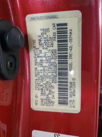 2013 TOYOTA COROLLA BA - 5YFBU4EE0DP162599