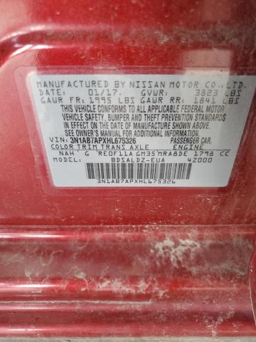 2017 NISSAN SENTRA S 3N1AB7APXHL675326