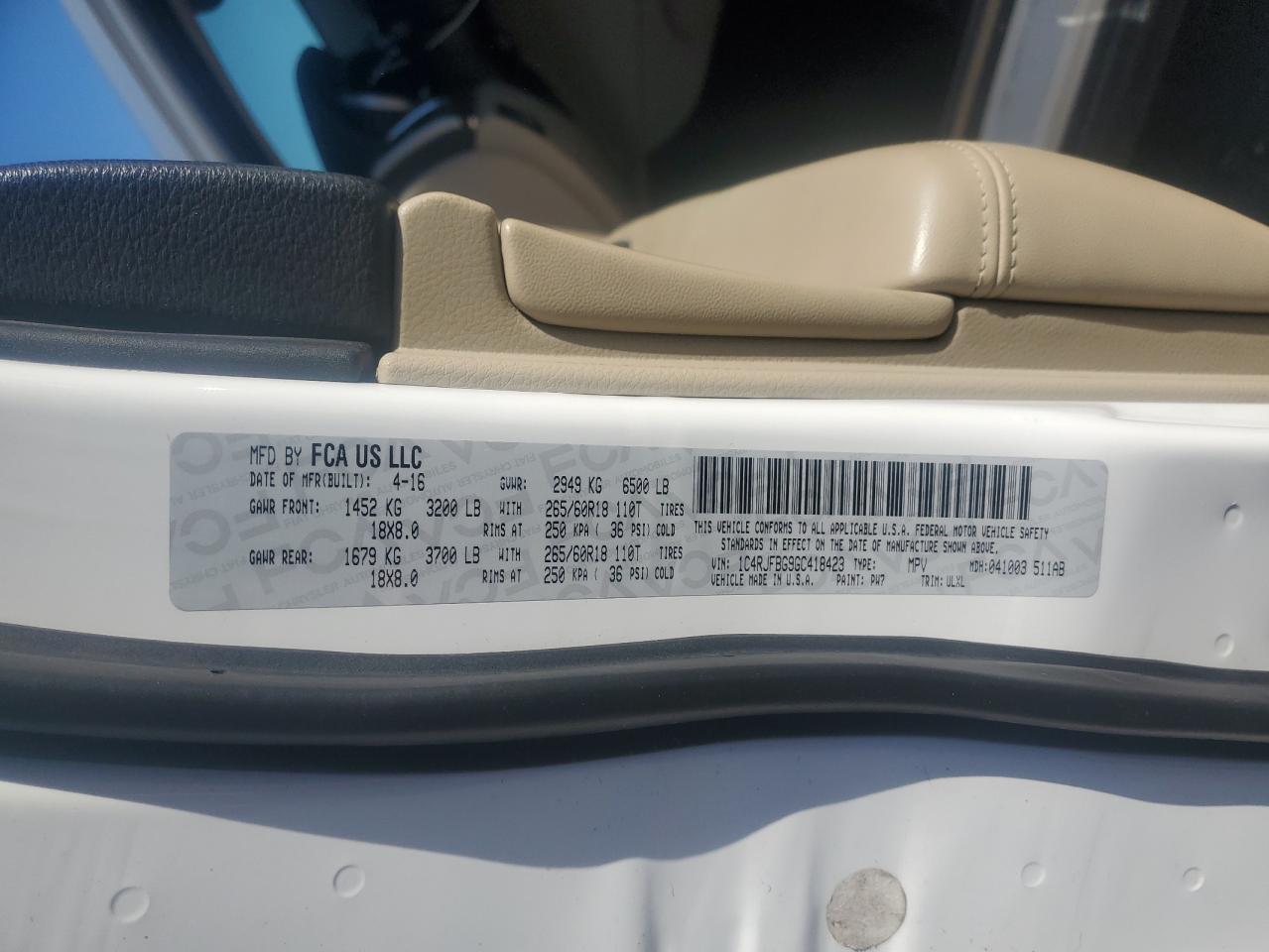 JEEP GRAND CHEROKEE LIMITED