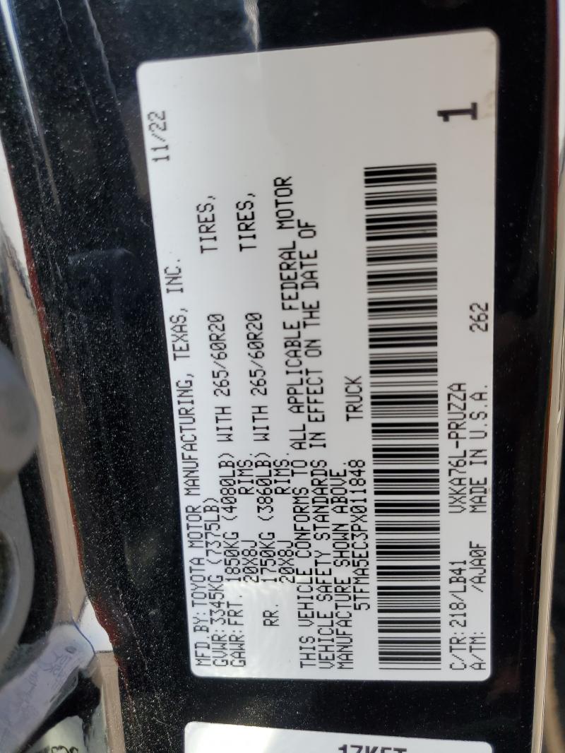 2023 TOYOTA TUNDRA CRE #3303069774