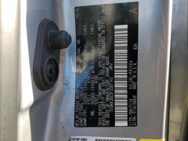 2015 TOYOTA SIENNA LE 5TDKK3DC5FS567142