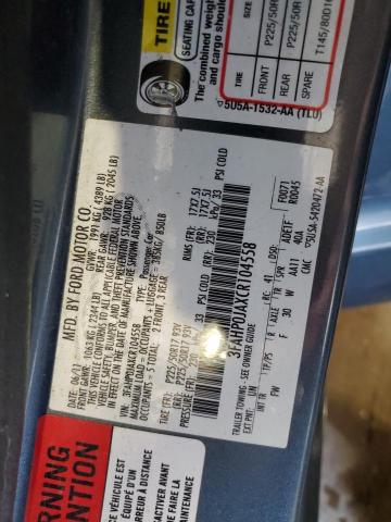 2012 FORD FUSION SEL #3290296207